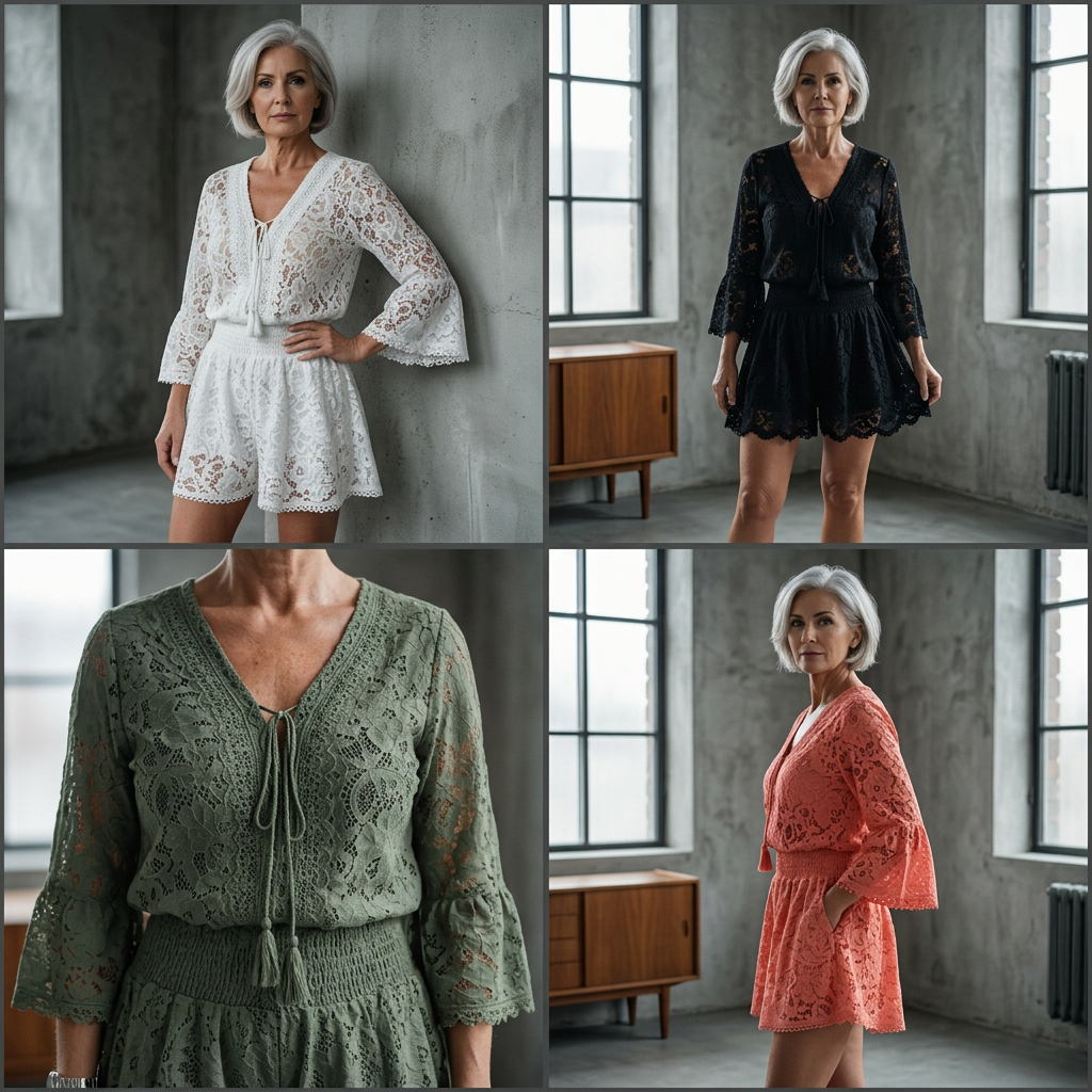 Set Dantelă Franceză Elegant Versatil