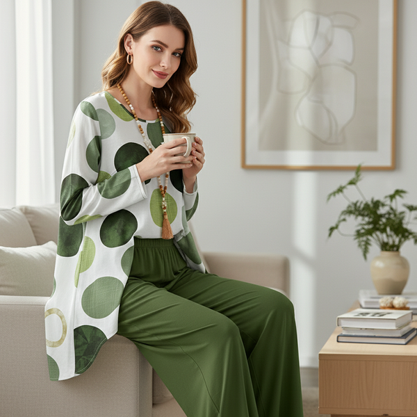 Set Casual Modern cu Imprimeu